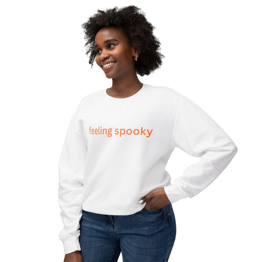 HALLOWEEN SPOOKY VIBES UNISEX SWEATSHIRT, Cozy Crewneck, Fall Fashion, Casual Sweatshirt