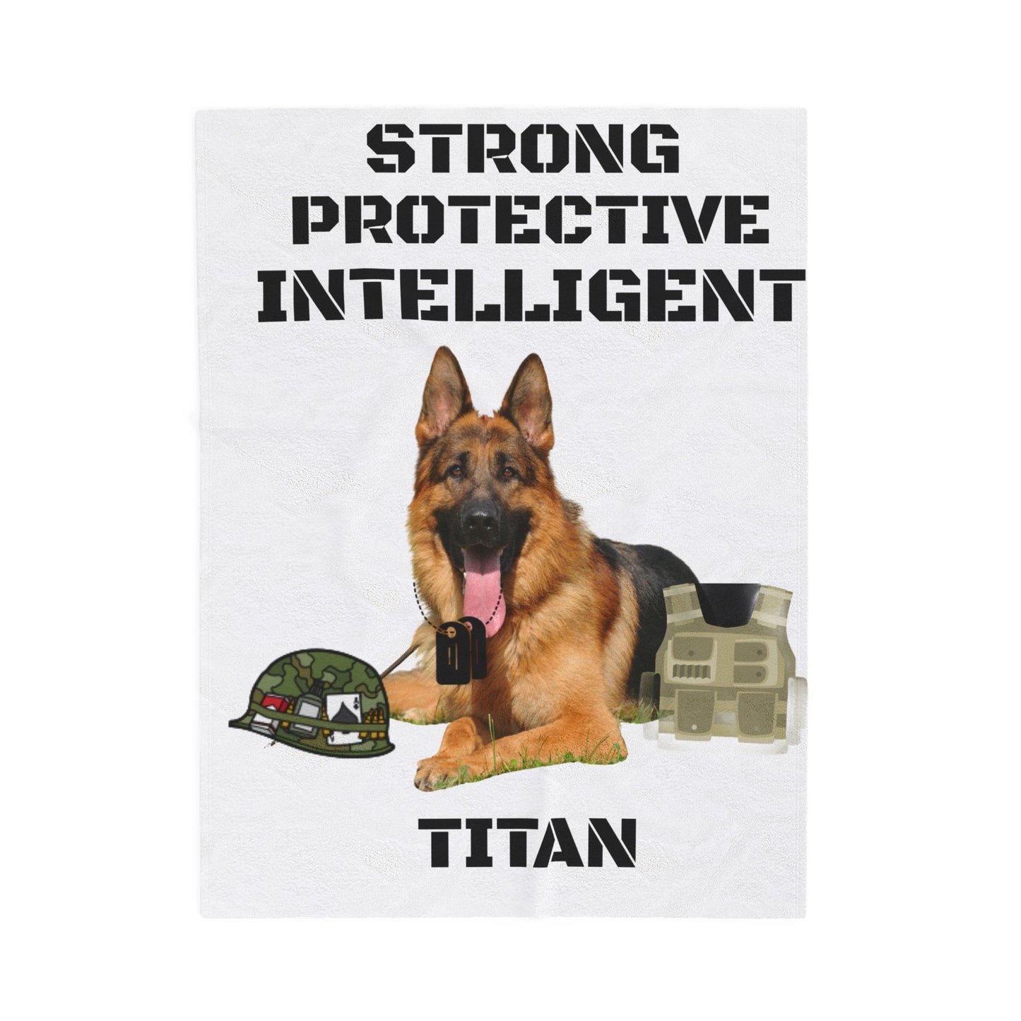 MY PET DOG PERSONALIZED  VELVETEEN  Plush BLANKET (Placeholder Do Not Publish)