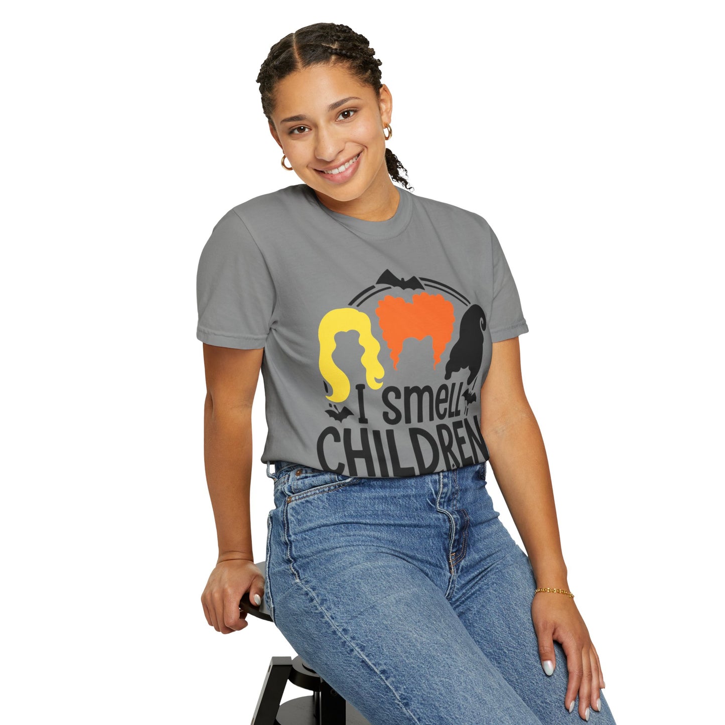 HALLOWEEN I SMELL CHILDREN Unisex Garment-Dyed T-shirt
