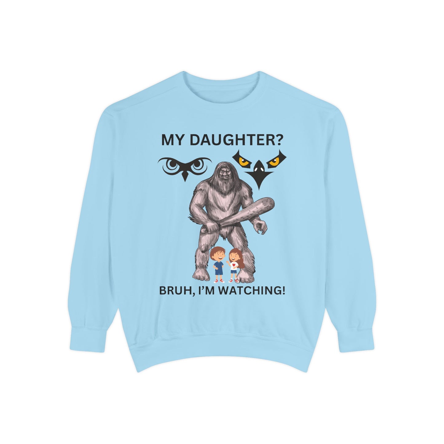 BRUH I'M WATCHING! PERSOBRUH, I'M WATCHING PERSONALIZED BACK TO SCHOOL SWEATSHIRT FUNNY Gift for DAUGHTERS  DADS, Unique Family Sweatshirt, Cool Casual Wear, Perfect for [...]