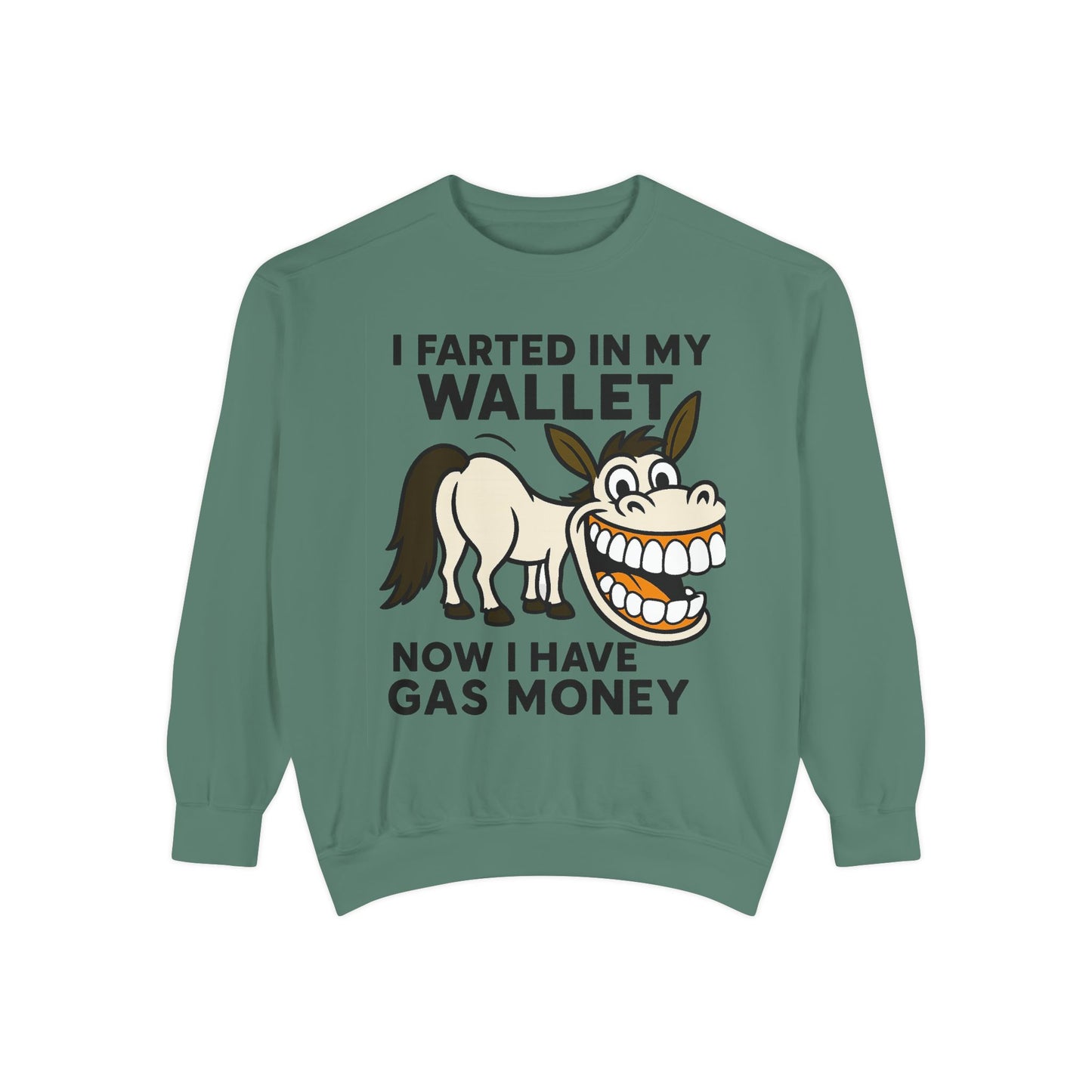 GAS COLLEGE SWEATSHIRT Unisex Garment-Dyed Sweatshirt