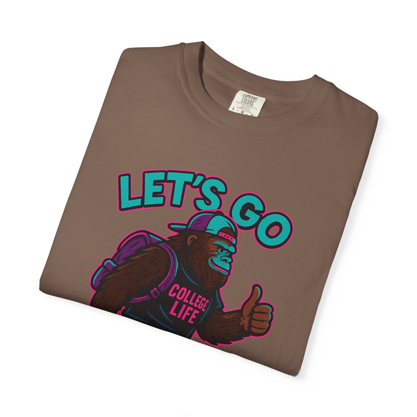 BIG FOOT 80's COLLEGE  TEES Unisex Garment-Dyed T-shirt