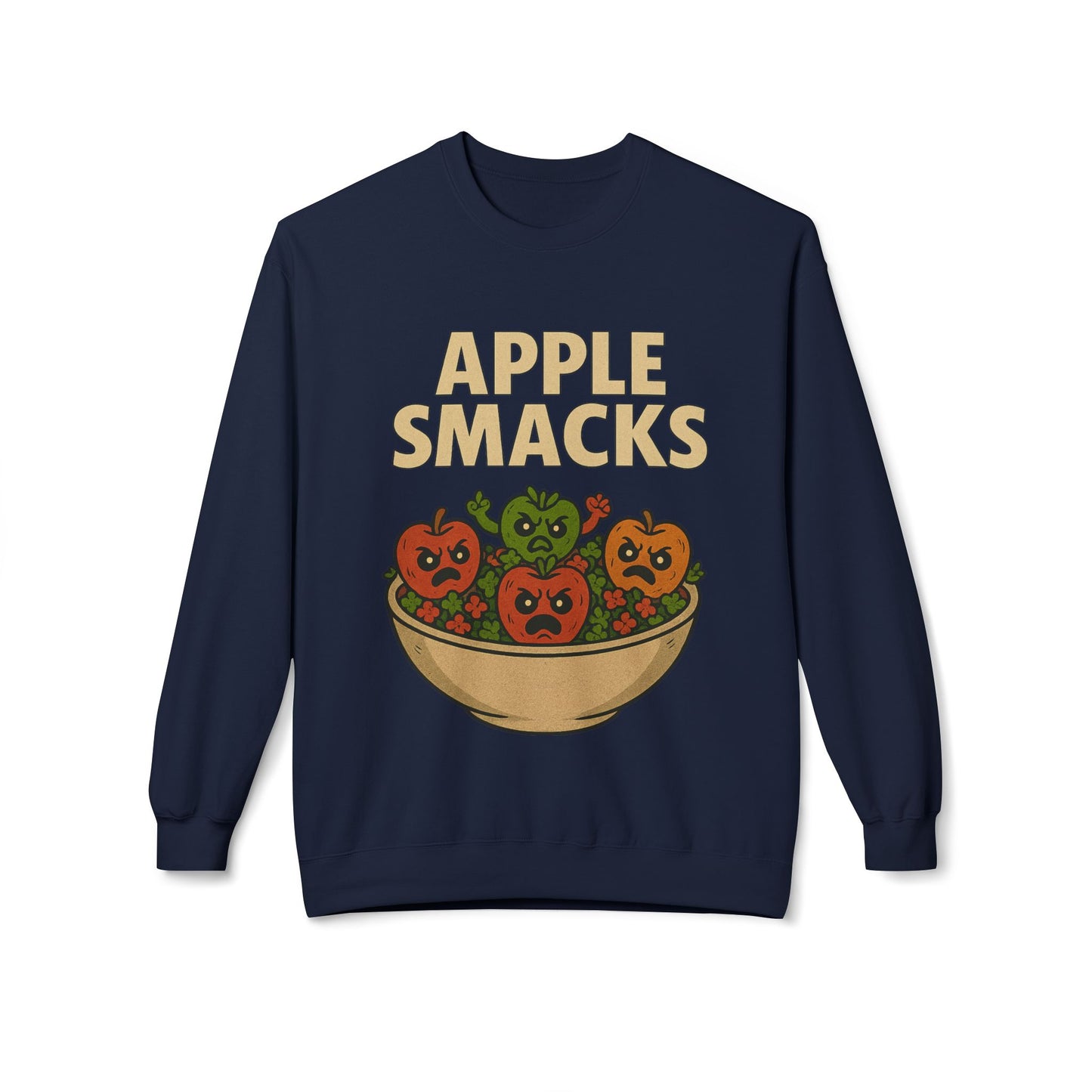 NEW APPLE SMACKS HALLOWEEN SWEATSHIRTS Unisex Midweight Softstyle Fleece Crewneck Sweatshirt