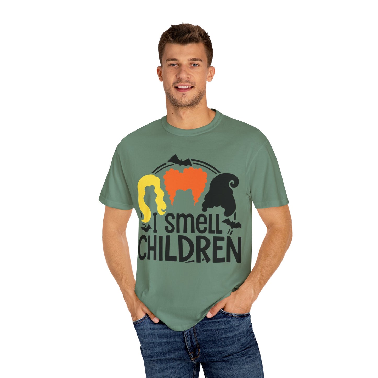HALLOWEEN I SMELL CHILDREN Unisex Garment-Dyed T-shirt