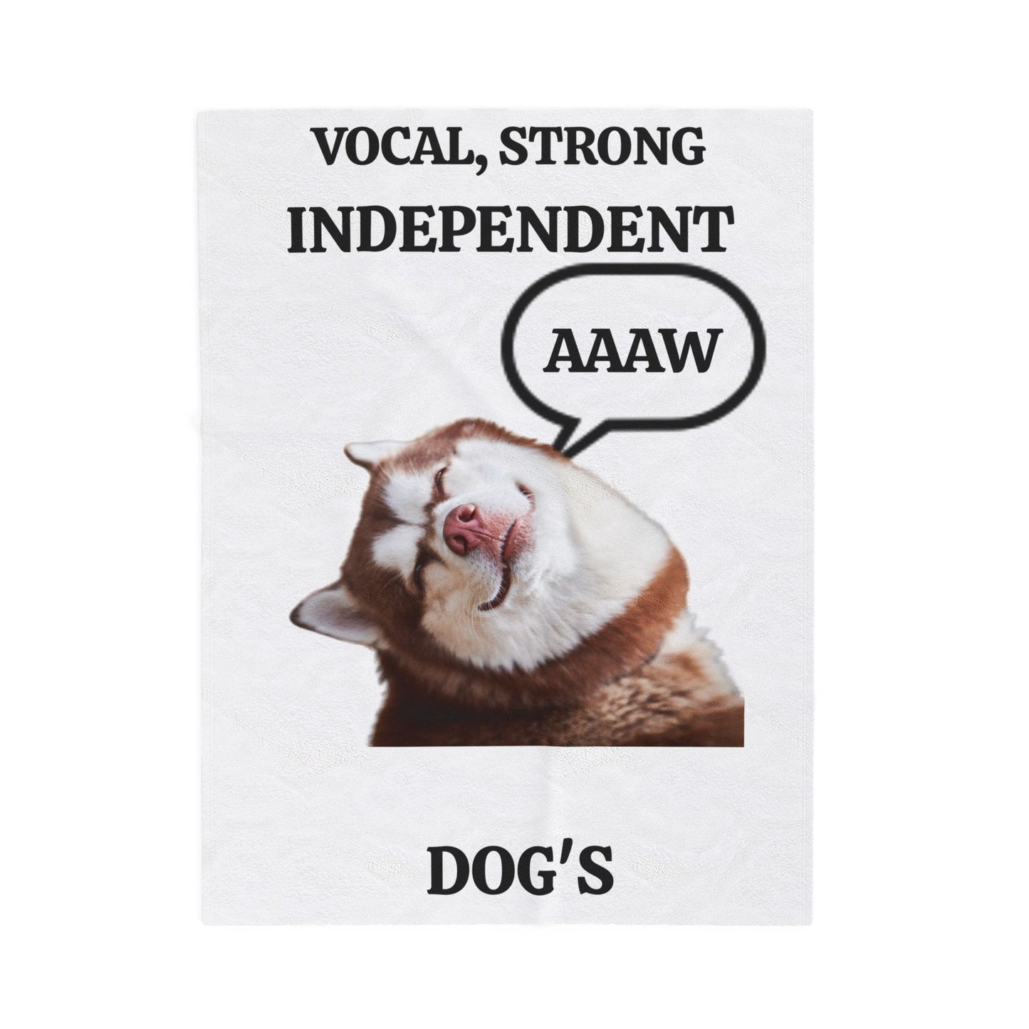 MY PET DOG  PERSONALIZED VELVETEEN BLANKET (Placeholder Do Not Publish)