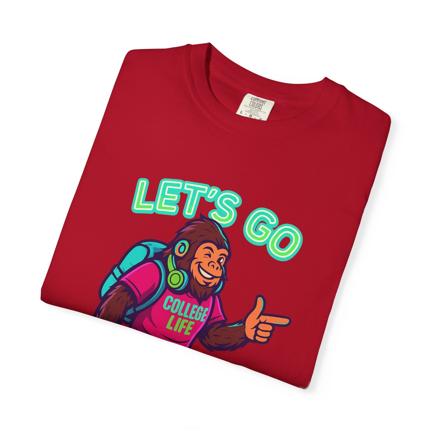 BIGFOOT CURRENT COLLEGE TEE Unisex Garment-Dyed T-shirt