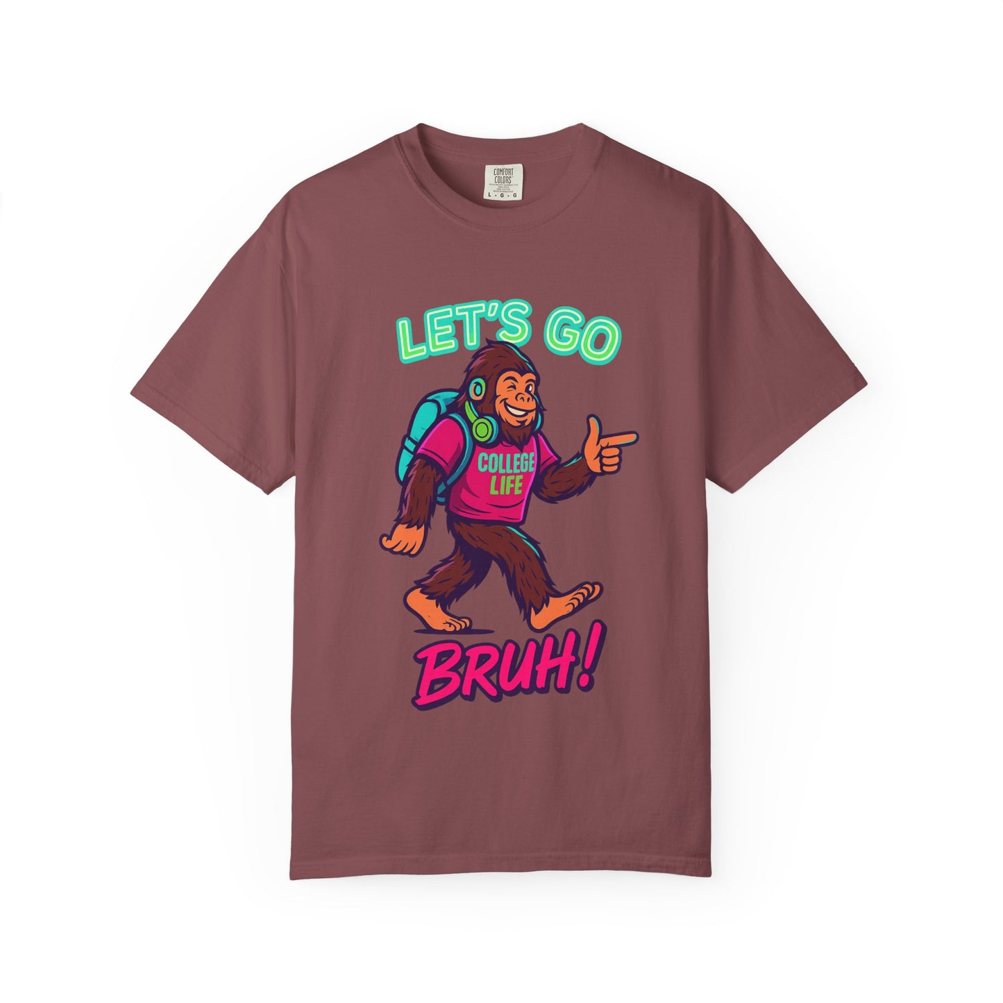 BIGFOOT CURRENT COLLEGE TEE Unisex Garment-Dyed T-shirt