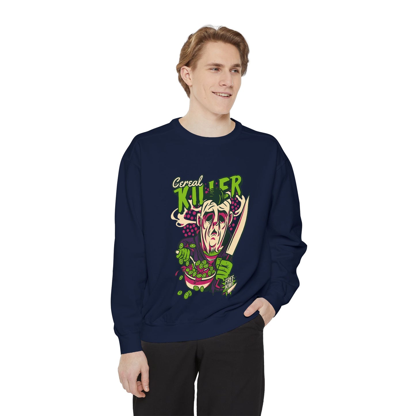 HALLOWEEN SERIAL CERAEL KILLER SWEATSHIRT Unisex Garment-Dyed Sweatshirt
