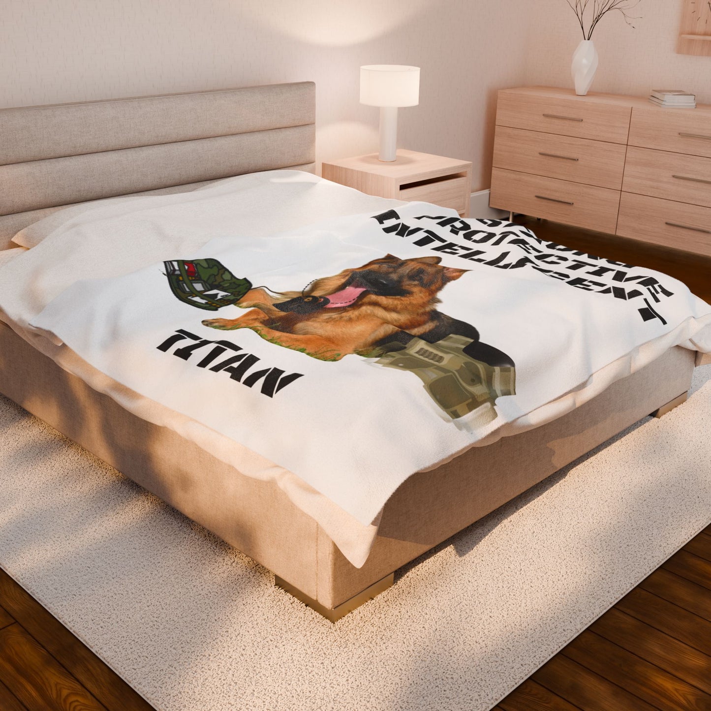 MY PET DOG PERSONALIZED  VELVETEEN  Plush BLANKET (Placeholder Do Not Publish)