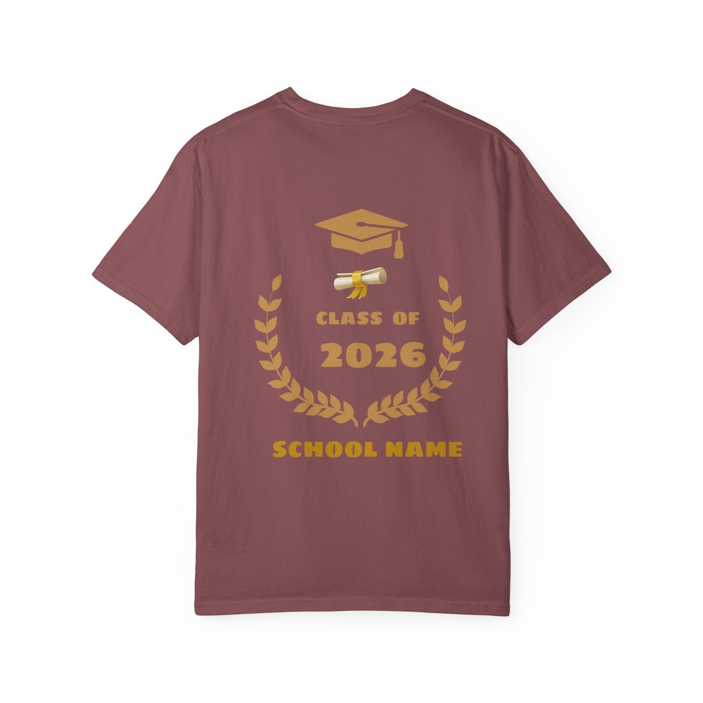 Class of 2026 Graduation T-Shirt, Customizable Graduation Tee, Unisex Gift for Grads, School Spirit Shirt, Celebratory Outfit