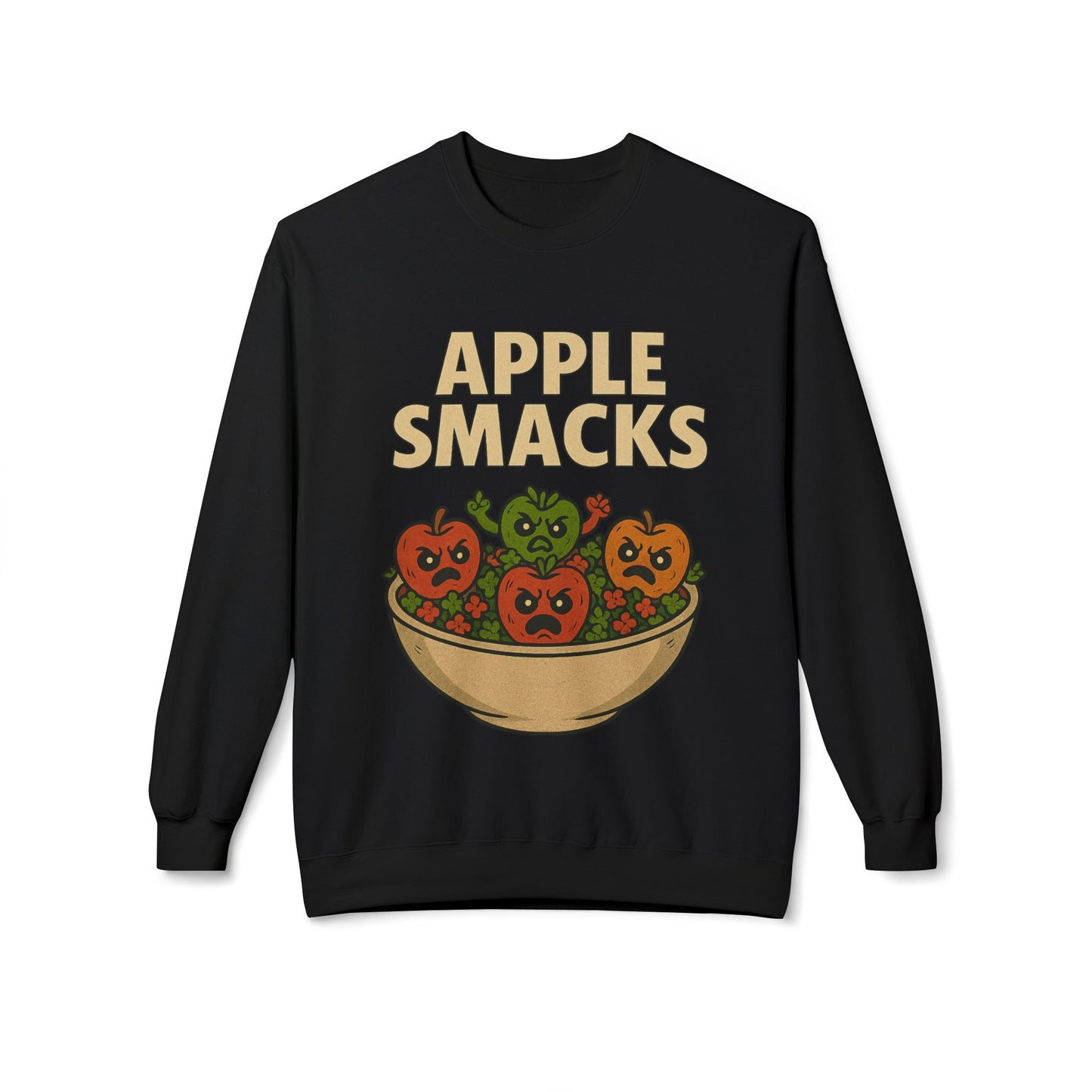 NEW APPLE SMACKS HALLOWEEN SWEATSHIRTS Unisex Midweight Softstyle Fleece Crewneck Sweatshirt