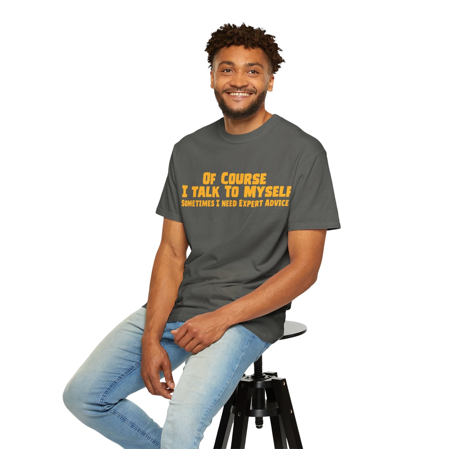FUNNY SELF TALK T SHIRT,  COLLEGE Humor Shirt, Unisex Casual Tee, Gift for Friends, Expert Advice Tee, Everyday Wear