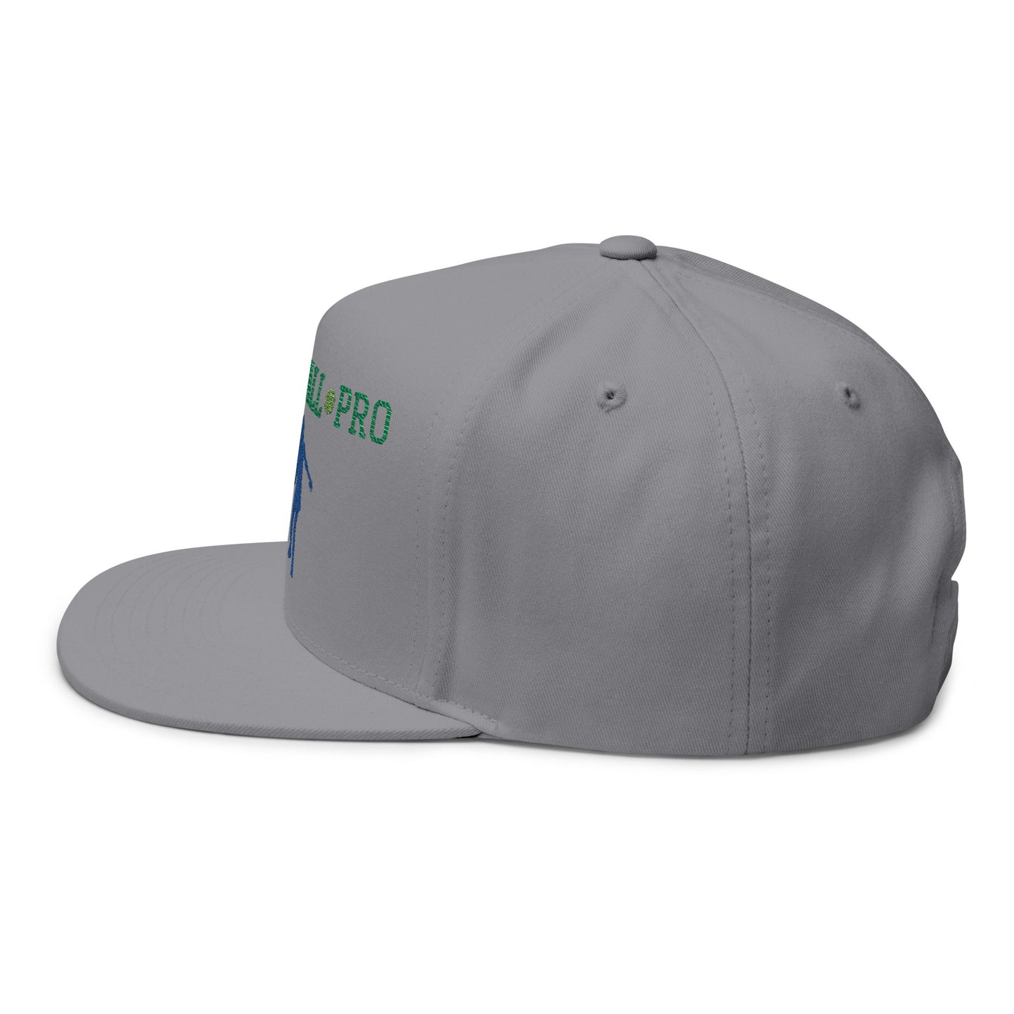 Pickleball Pro Flat Bill Cap - Stylish Embroidered Hat for Sports Lovers