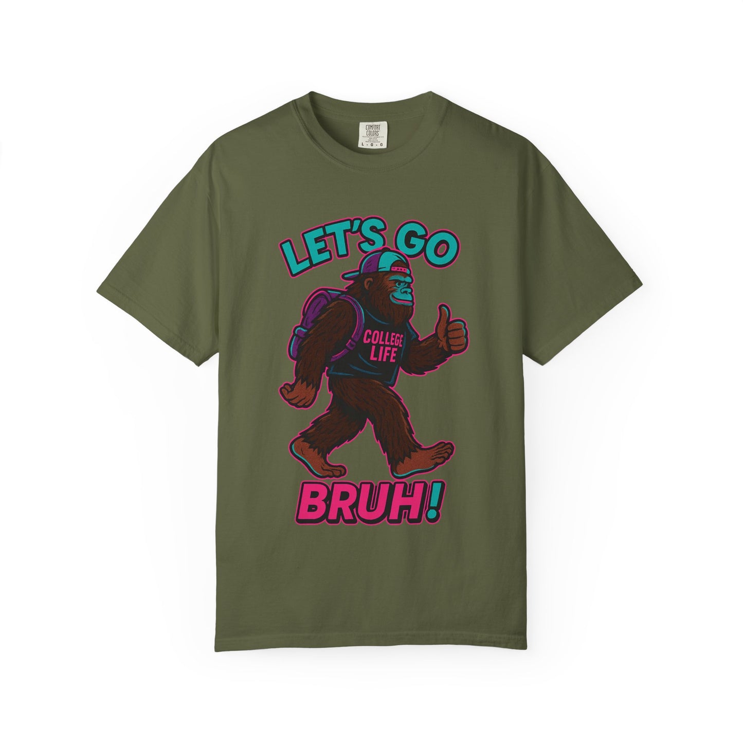 BIG FOOT 80's COLLEGE  TEES Unisex Garment-Dyed T-shirt
