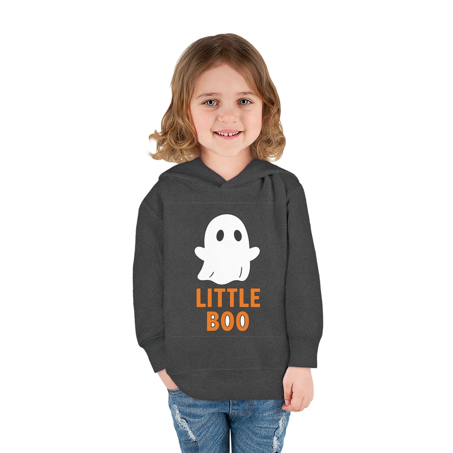 HALLOWEEN LITTLE BOO HODDIE Toddler Pullover Fleece Hoodie