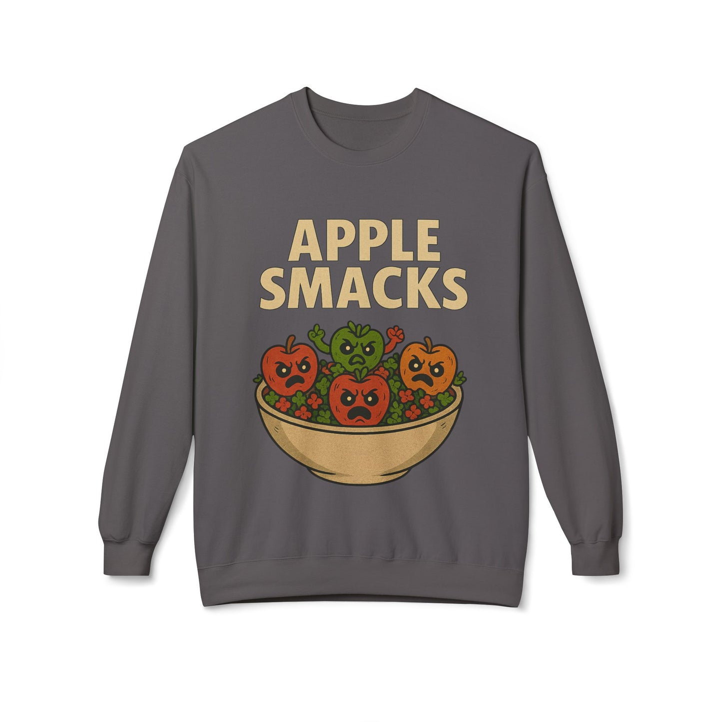 NEW APPLE SMACKS HALLOWEEN SWEATSHIRTS Unisex Midweight Softstyle Fleece Crewneck Sweatshirt