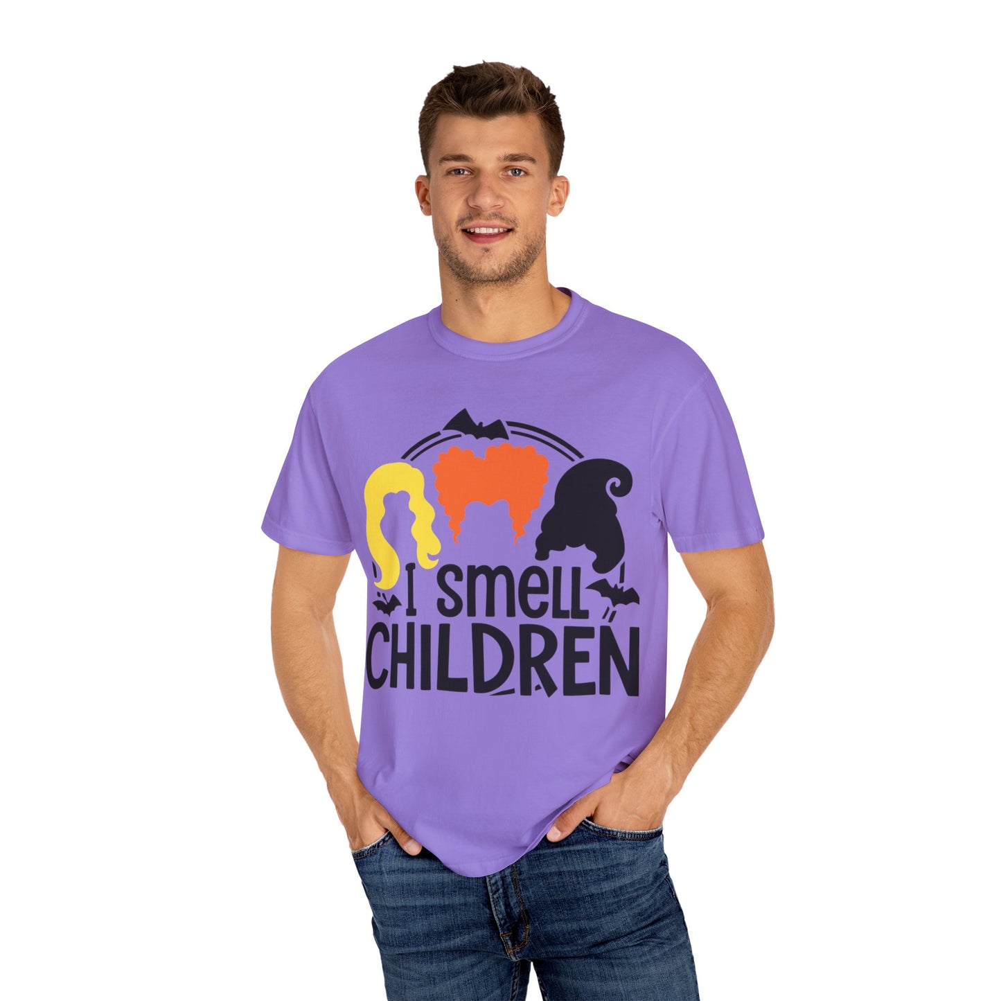 HALLOWEEN I SMELL CHILDREN Unisex Garment-Dyed T-shirt