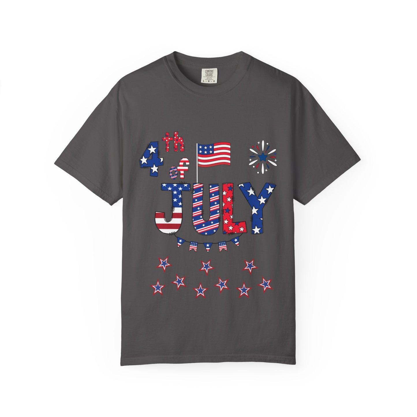 Patriotic 4th of July T-Shirt | Unisex Garment-Dyed Tee, Independence Day Apparel, Red White Blue Shirt, Summer BBQ Outfit, [...]