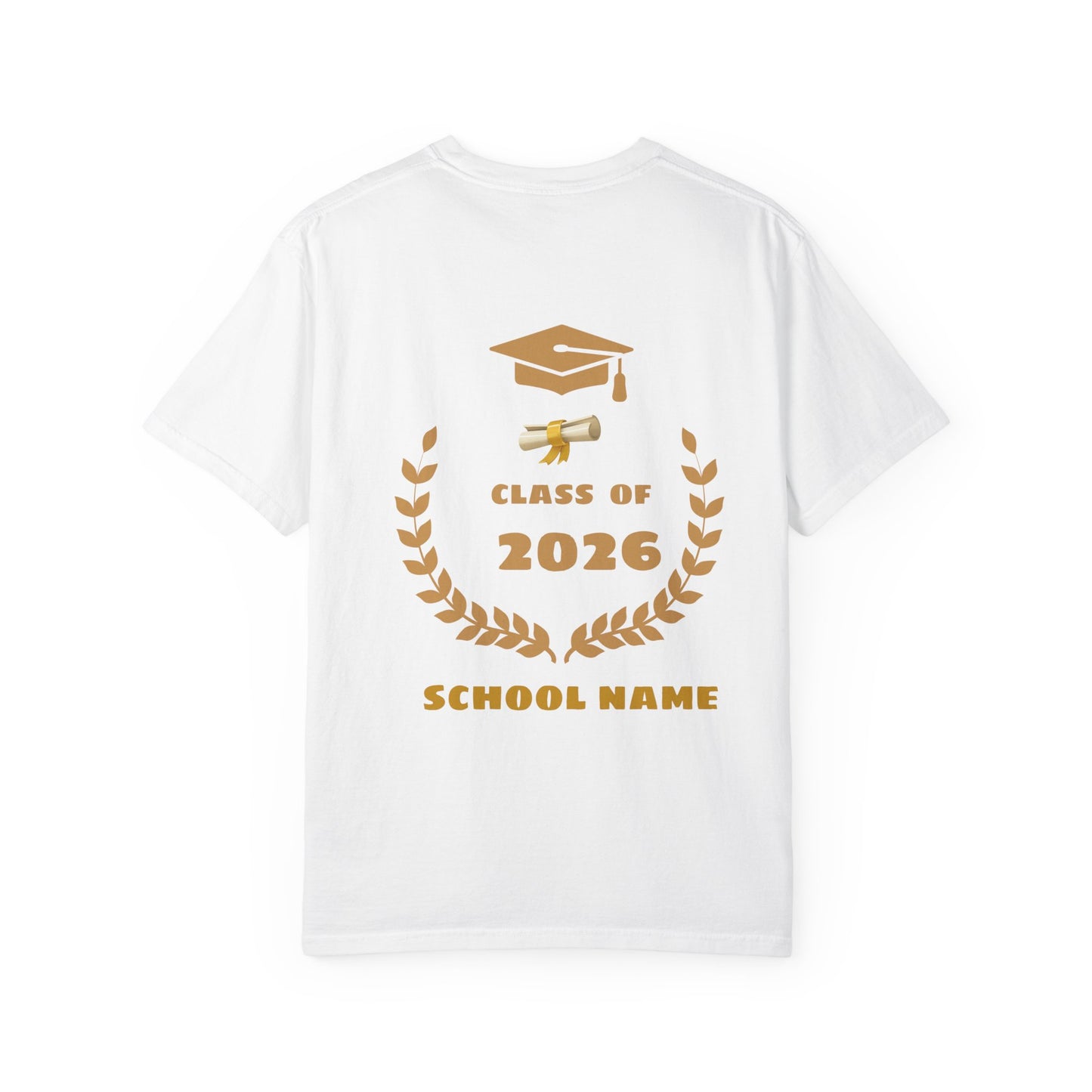 Class of 2026 Graduation T-Shirt, Customizable Graduation Tee, Unisex Gift for Grads, School Spirit Shirt, Celebratory Outfit