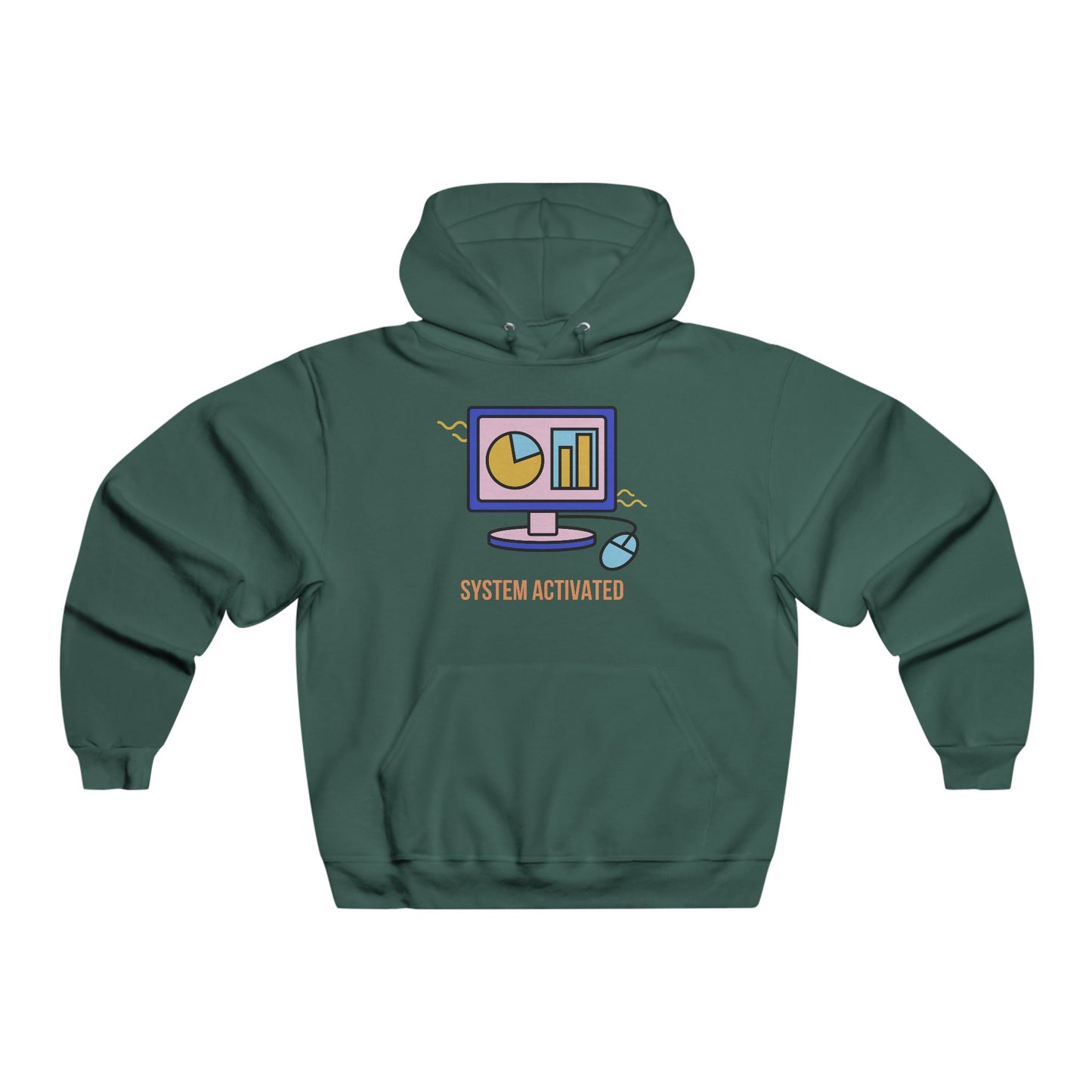 MEN'S CYBERPUNK  NUBLEND® HOODIE- BACK TO SCHOOLTech, Gamer, Futurist Apparel, Perfect for Tech Enthusiasts, Gift for Holidays, Streetwear