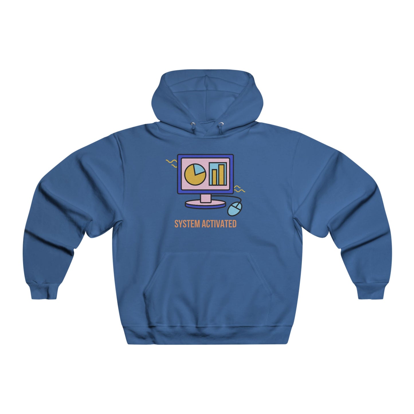 MEN'S CYBERPUNK  NUBLEND® HOODIE- BACK TO SCHOOLTech, Gamer, Futurist Apparel, Perfect for Tech Enthusiasts, Gift for Holidays, Streetwear