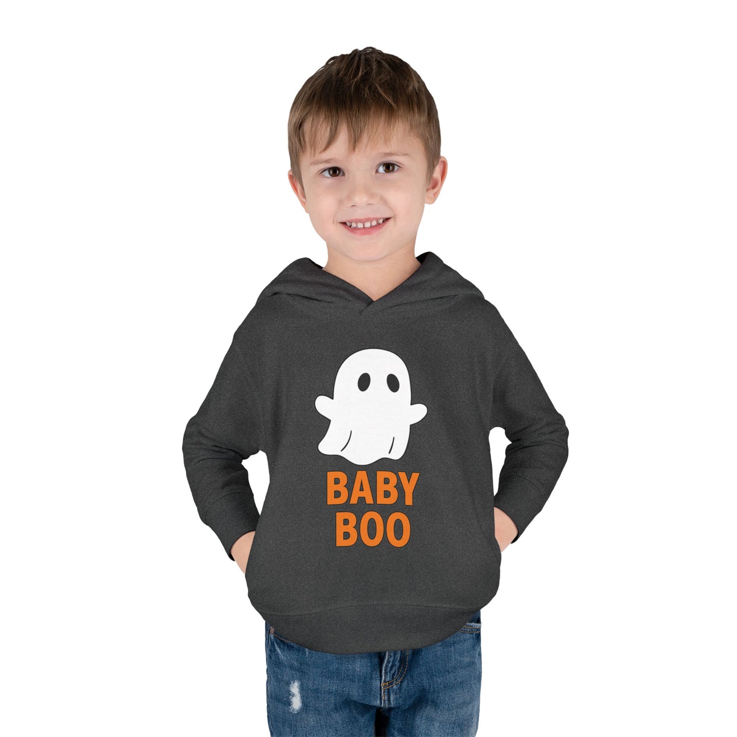 HALLLOWEEN BABY BOO HODDIE Toddler Pullover Fleece Hoodie