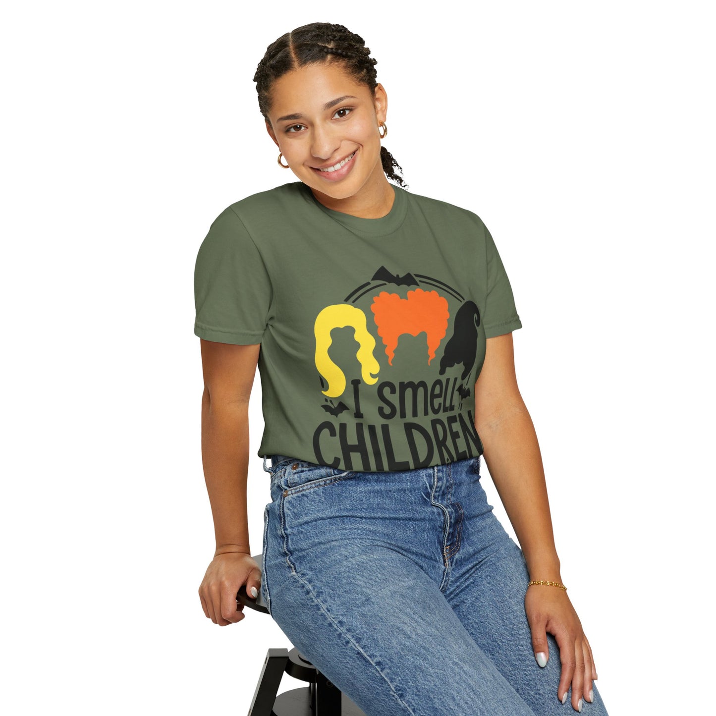 HALLOWEEN I SMELL CHILDREN Unisex Garment-Dyed T-shirt