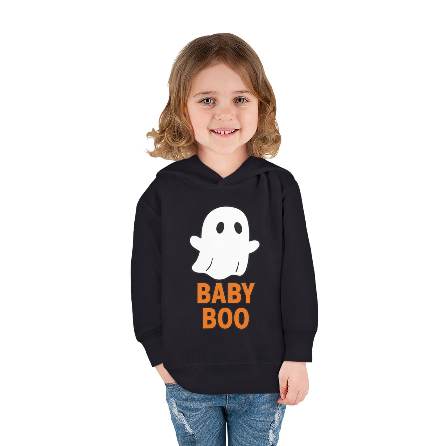 HALLLOWEEN BABY BOO HODDIE Toddler Pullover Fleece Hoodie
