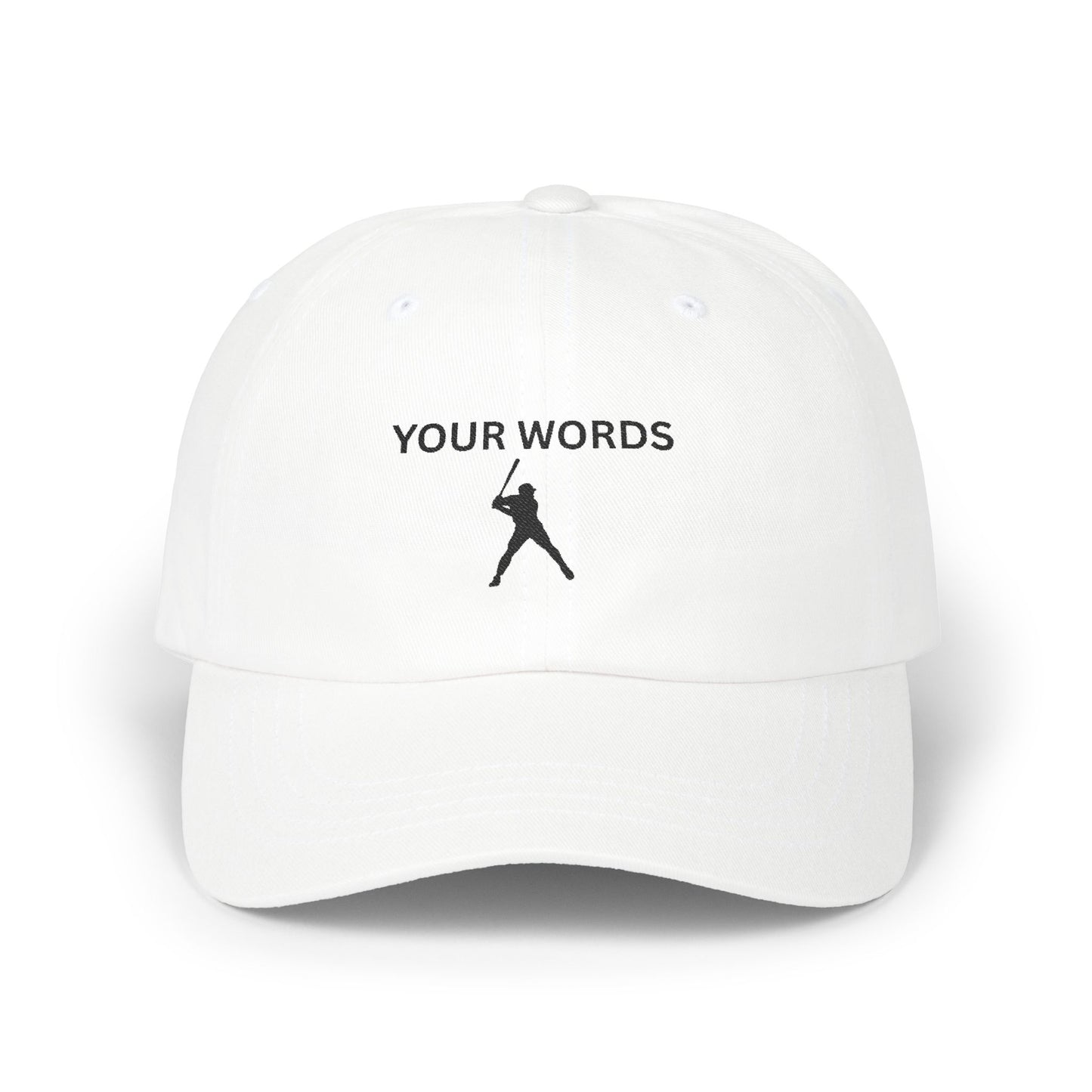 Personalized Classic Dad Cap - Custom Text Baseball Hat for Father's Day and Casual Wear