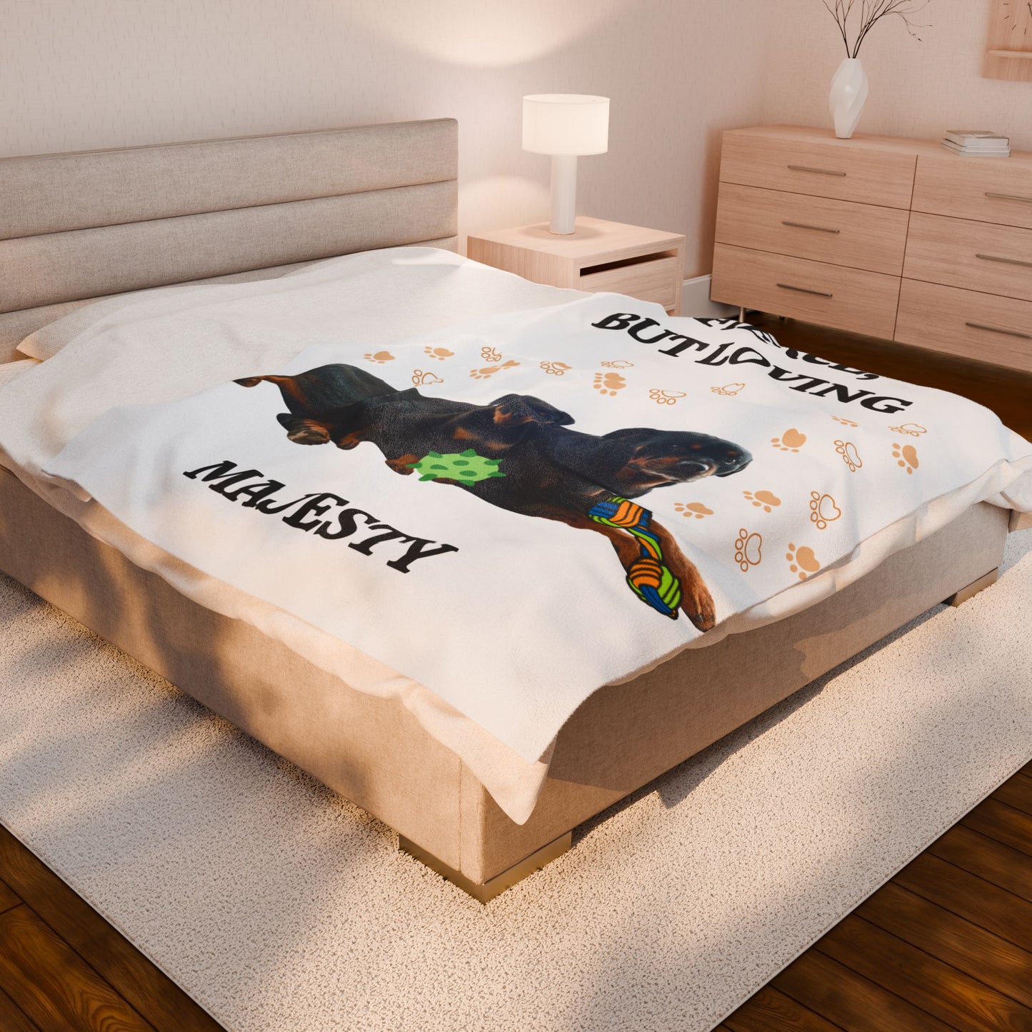 MY PET DOG PERSONALIZED VELVEVETEEN Plush BLANKET (Placeholder Do Not Publish)