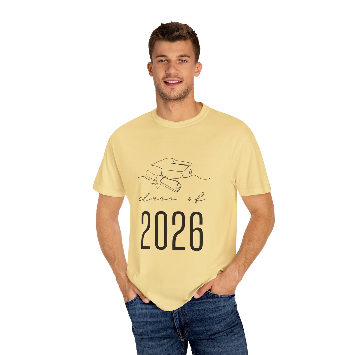 GRADUATION TSHIRT CLASS OF 2026 Unisex School Spirit Shirt, Grad Gift, Comfortable Cotton Top