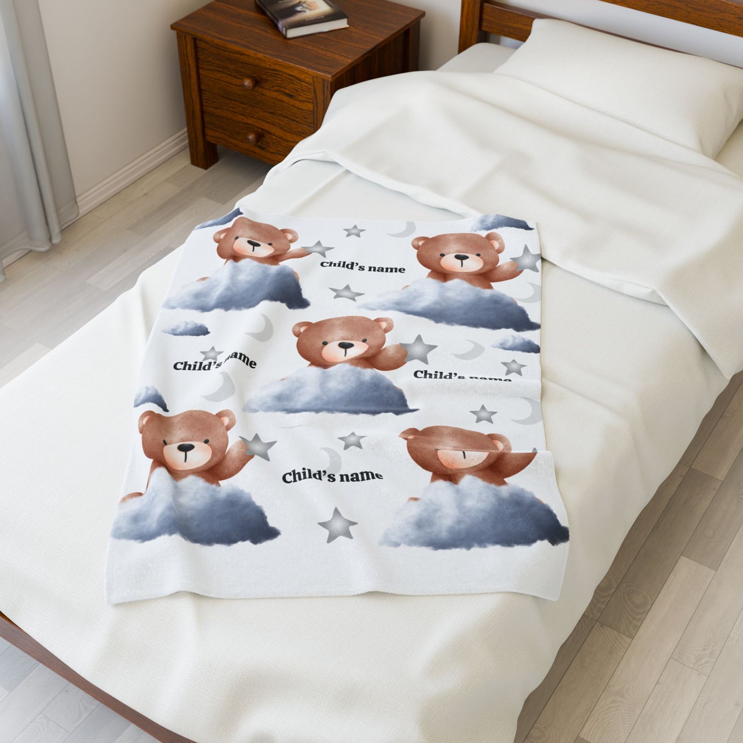 PERSONALIZED VELVETEEN BLANKET Plush Blanket (Placeholder Do Not Publish)