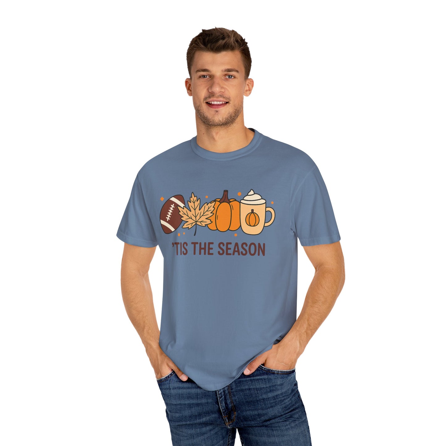 HALLOWEEN TIS THE SEASON Unisex Garment-Dyed T-shirt