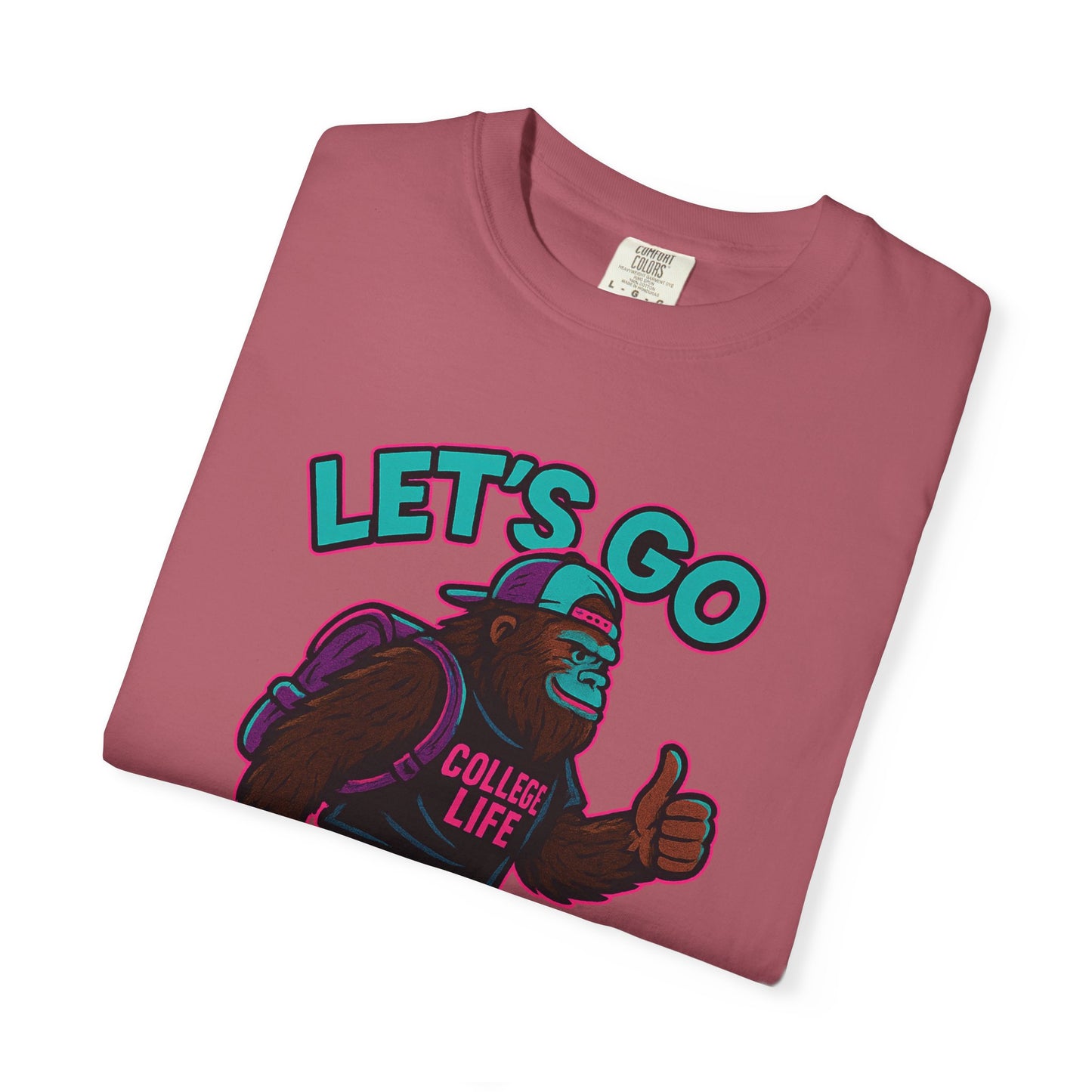 BIG FOOT 80's COLLEGE  TEES Unisex Garment-Dyed T-shirt