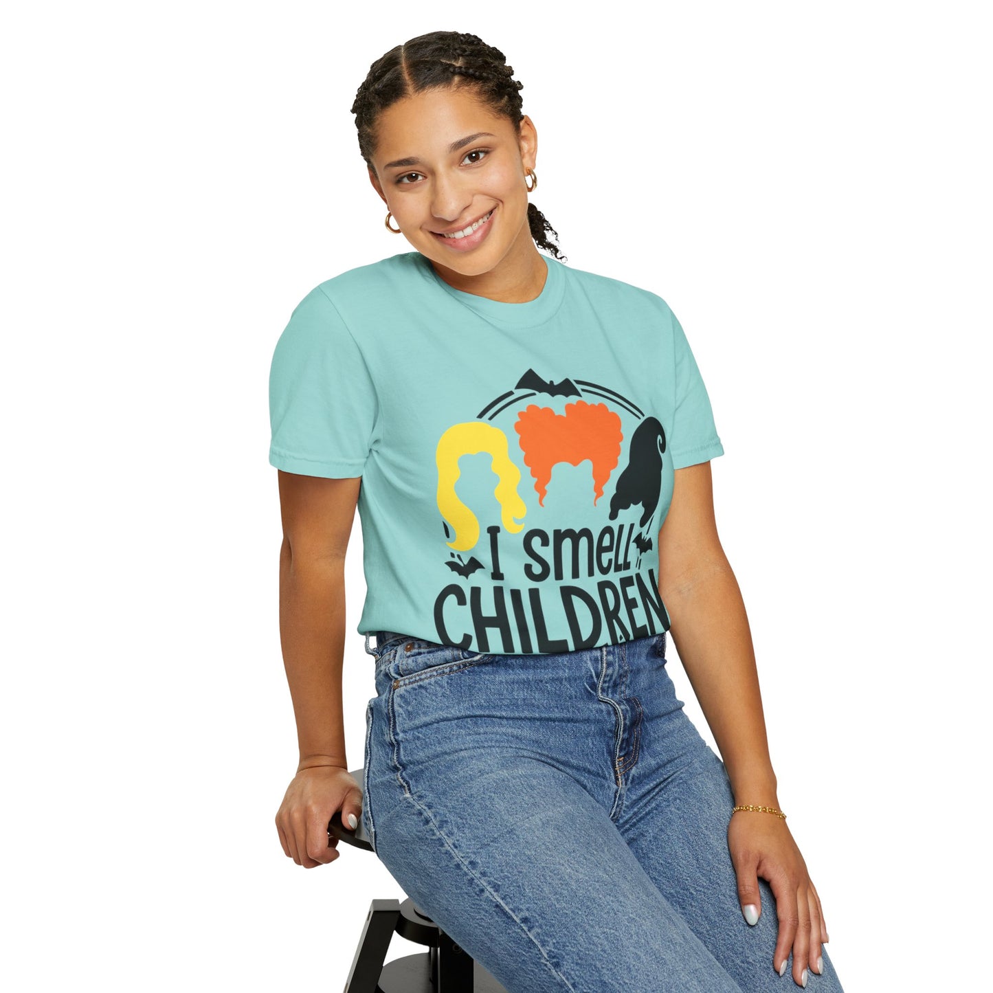 HALLOWEEN I SMELL CHILDREN Unisex Garment-Dyed T-shirt