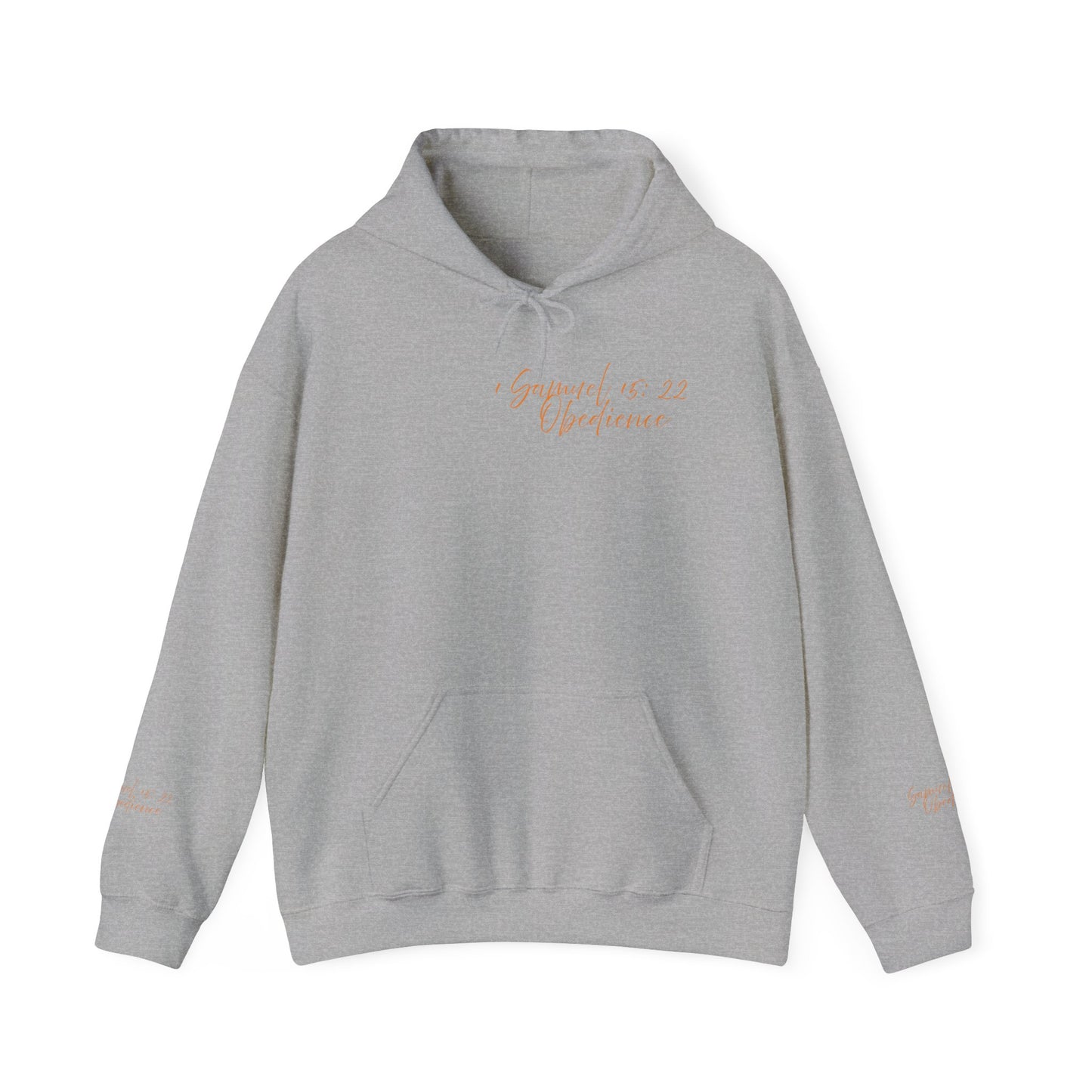 INSPIRATIONAL UNISEX HOODIE - 'Obedience' & 'Sacrifice' Quotes