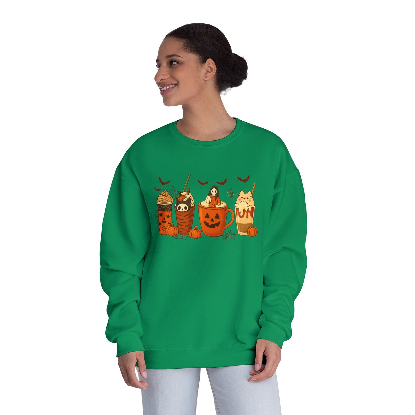 HALLOWEEN WITCHES DRINK SWEATSHIRT Unisex NuBlend® Crewneck Sweatshirt