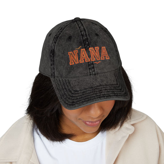 HALLOWEEN EMBROIDERY NANA CAP Vintage Cap (Embroidery)