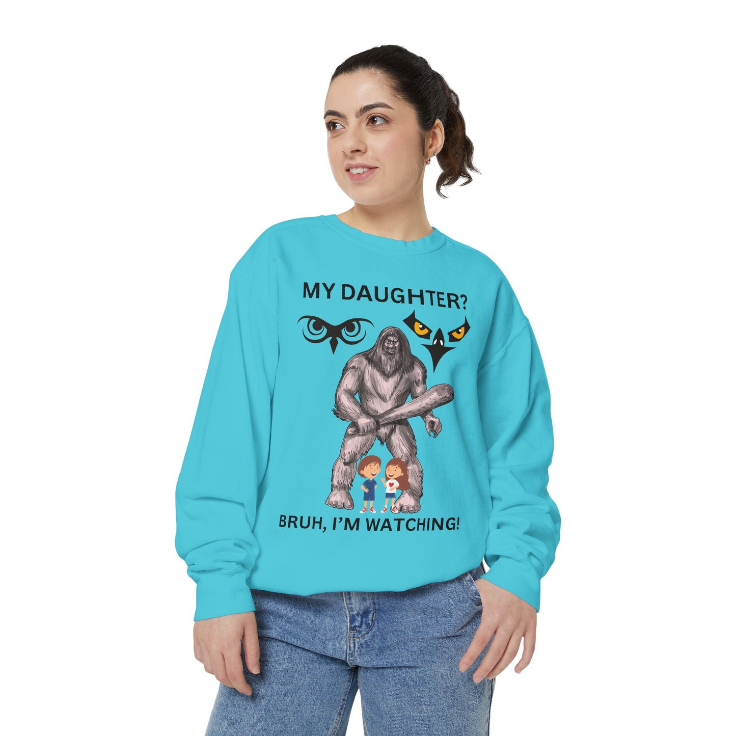 BRUH I'M WATCHING! PERSOBRUH, I'M WATCHING PERSONALIZED BACK TO SCHOOL SWEATSHIRT FUNNY Gift for DAUGHTERS  DADS, Unique Family Sweatshirt, Cool Casual Wear, Perfect for [...]