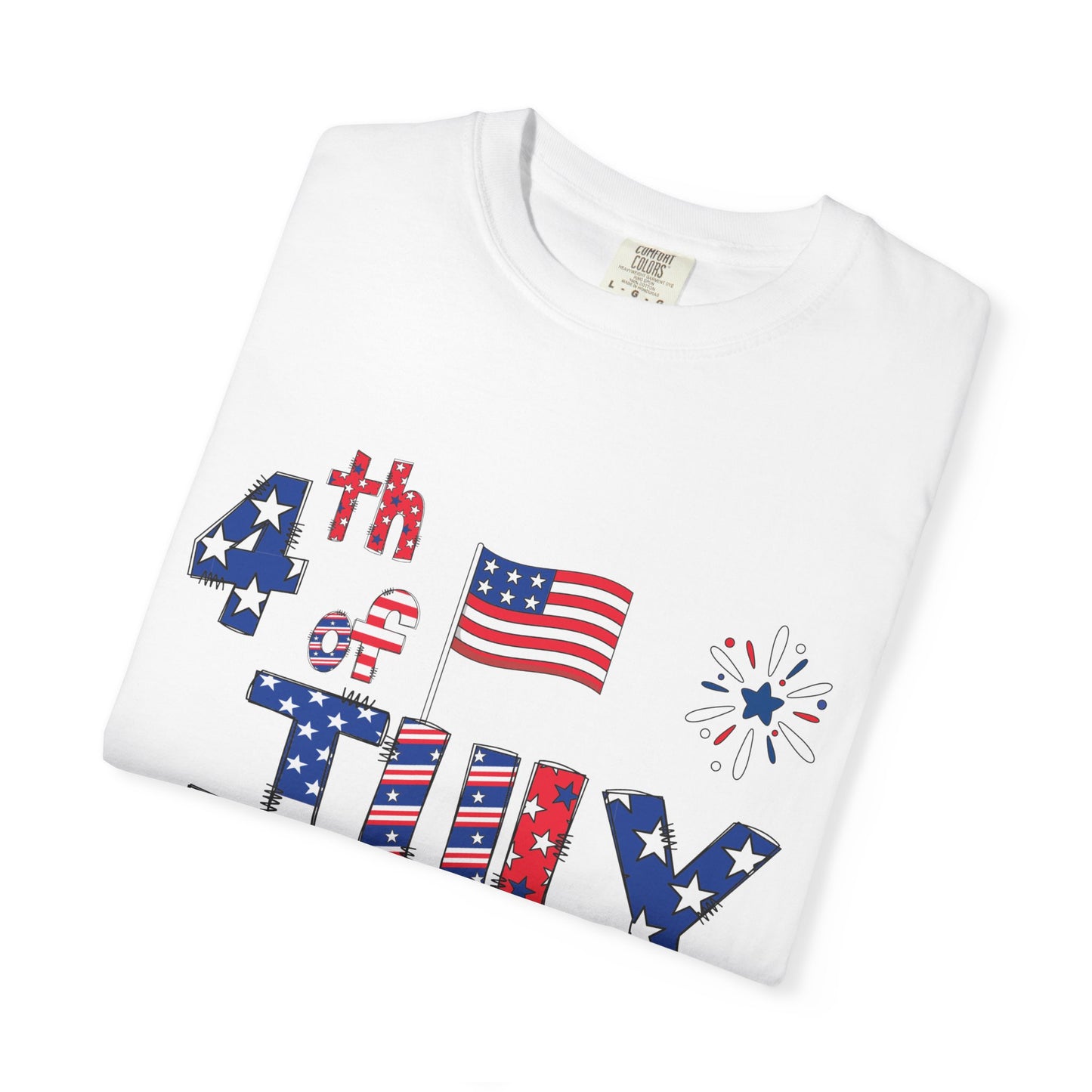 Patriotic 4th of July T-Shirt | Unisex Garment-Dyed Tee, Independence Day Apparel, Red White Blue Shirt, Summer BBQ Outfit, [...]