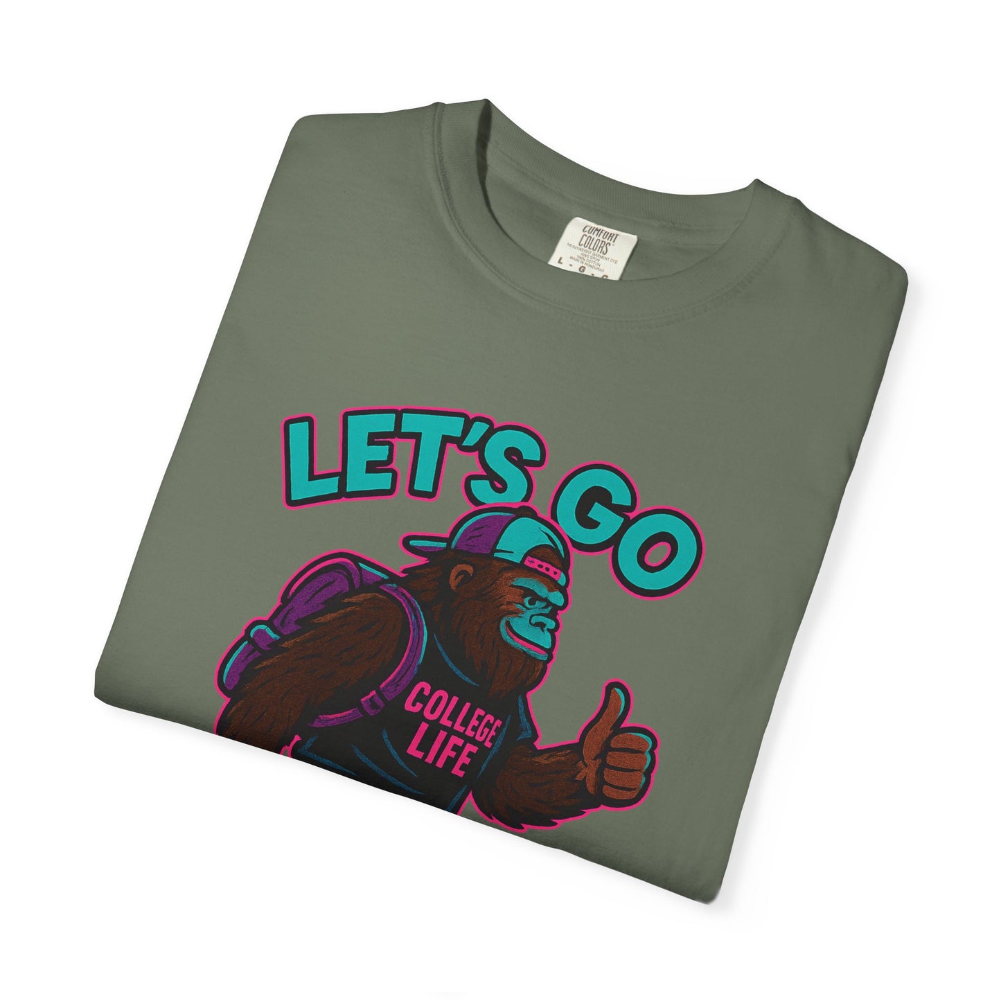 BIG FOOT 80's COLLEGE  TEES Unisex Garment-Dyed T-shirt