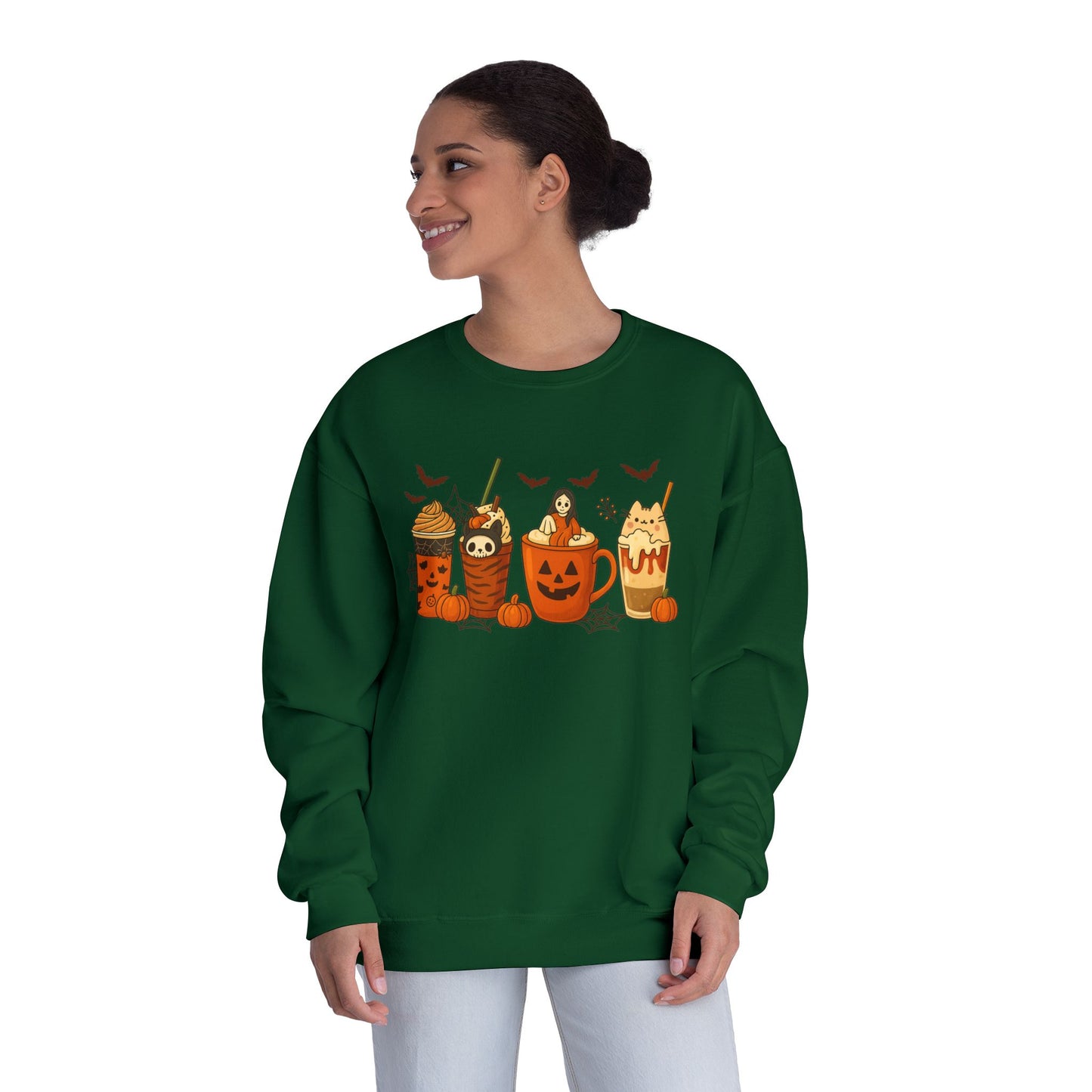 HALLOWEEN WITCHES DRINK SWEATSHIRT Unisex NuBlend® Crewneck Sweatshirt
