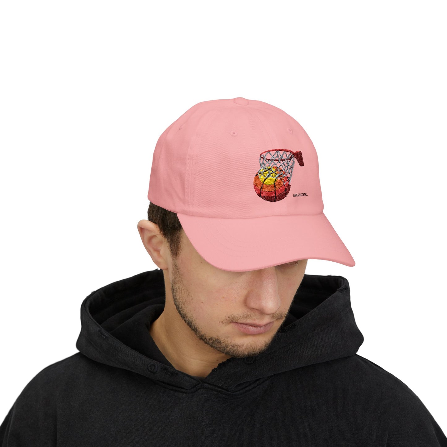 Basketball Dad Cap - Classic White Hat for Sports Lovers