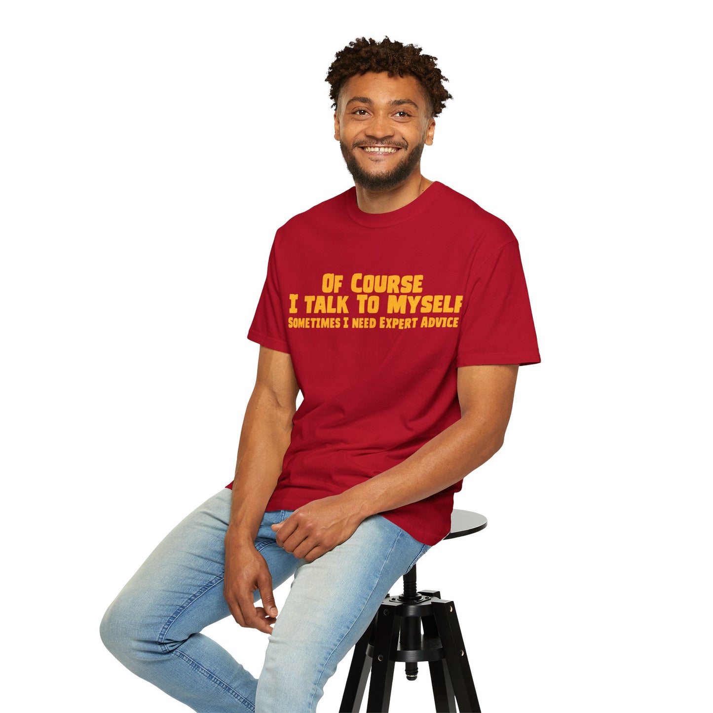 FUNNY SELF TALK T SHIRT,  COLLEGE Humor Shirt, Unisex Casual Tee, Gift for Friends, Expert Advice Tee, Everyday Wear