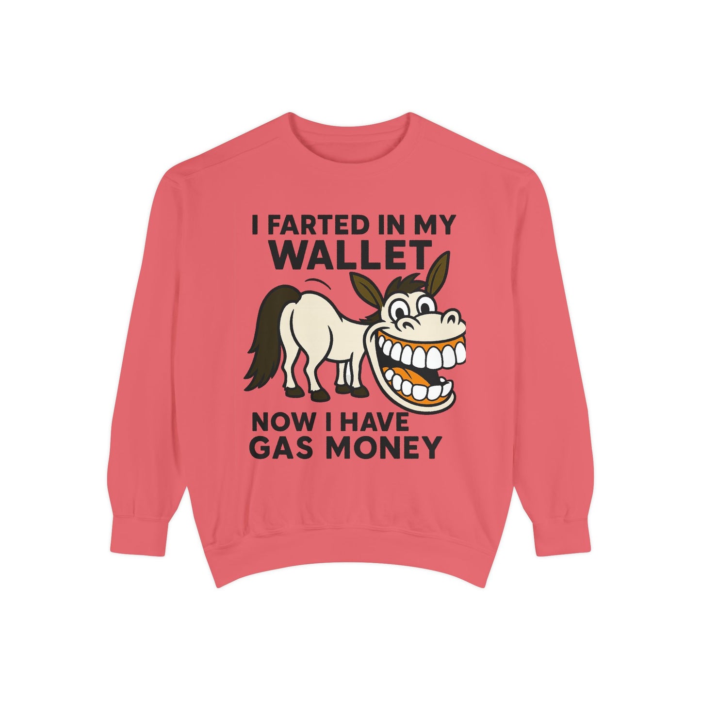 GAS COLLEGE SWEATSHIRT Unisex Garment-Dyed Sweatshirt