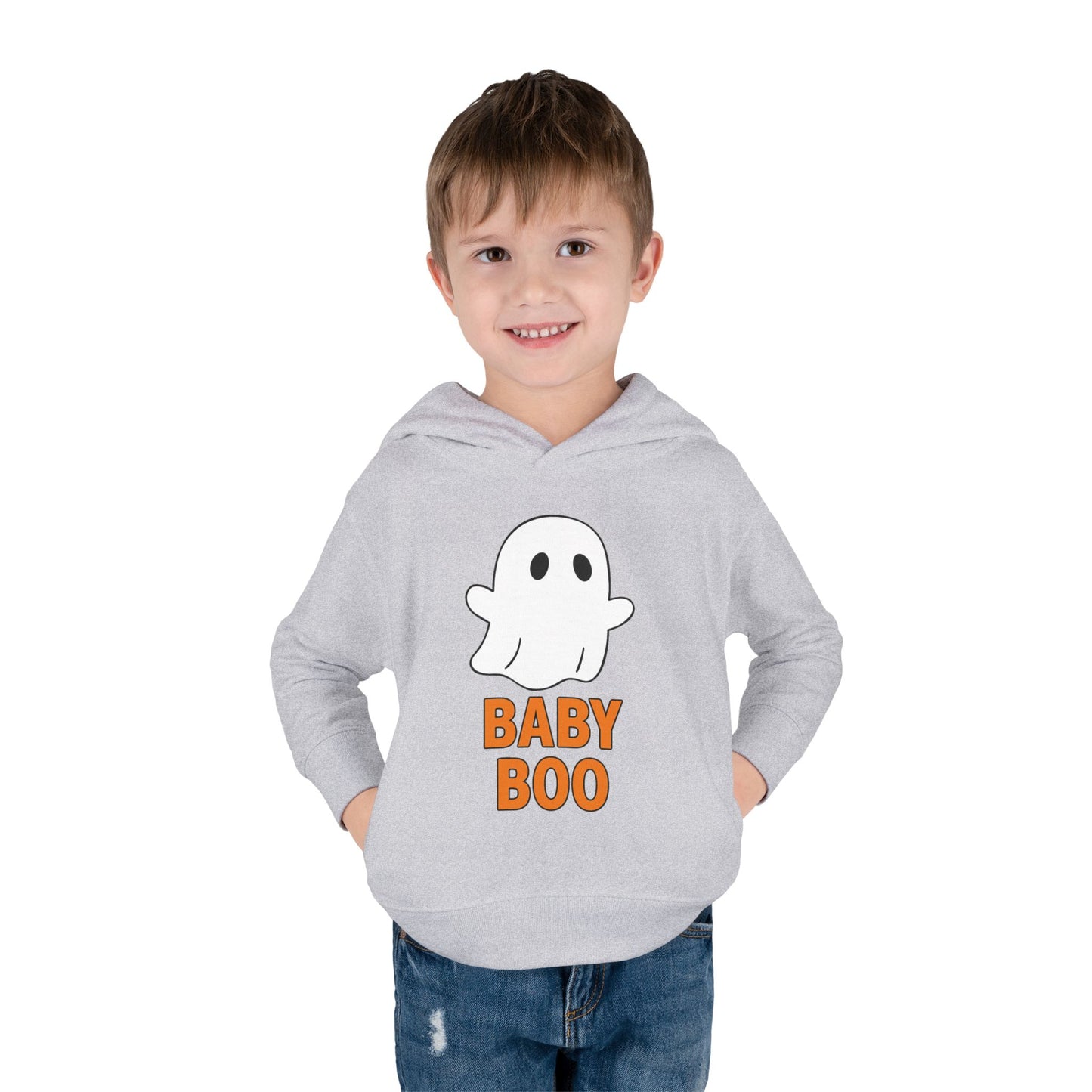 HALLLOWEEN BABY BOO HODDIE Toddler Pullover Fleece Hoodie