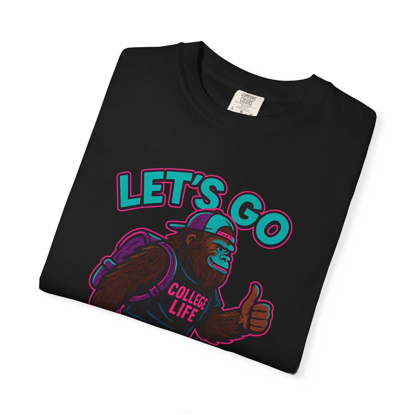 BIG FOOT 80's COLLEGE  TEES Unisex Garment-Dyed T-shirt