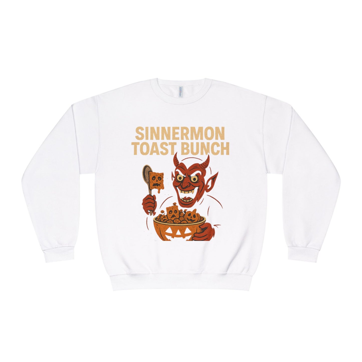 NEW SINNERMON TOAST HALLOWEEN SWEATSHIRT Unisex NuBlend® Crewneck Sweatshirt