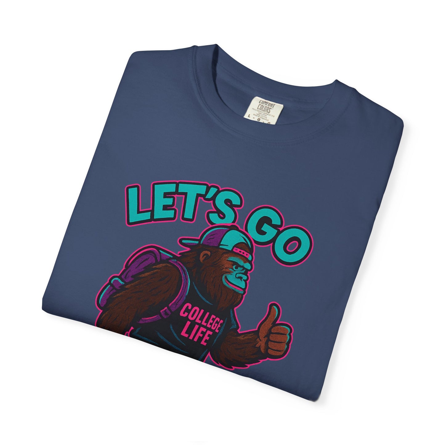BIG FOOT 80's COLLEGE  TEES Unisex Garment-Dyed T-shirt