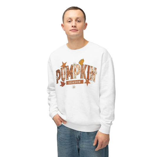 HALLOWEN PUMPKIN SWEATSHIRT  Unisex Lightweight Crewneck Sweatshirt